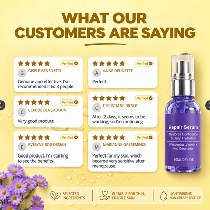 Novaro - Bruise Reduction Derma Restore Serum With Arnica, Vitamin K & Ceramides
